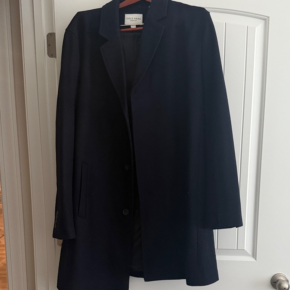 Ted Baker Midnight Blue Overcoat